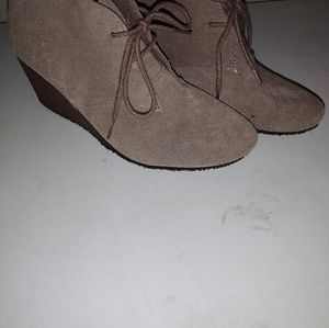 Suede ankle boots